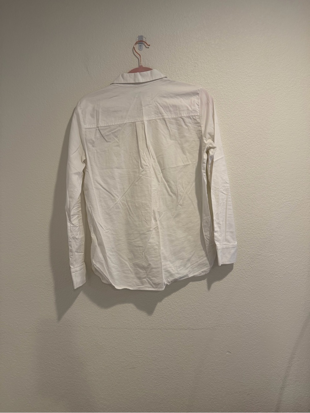Loft | White Embellished Collar Button-Up Shirt - Size S - Picture 2 of 5